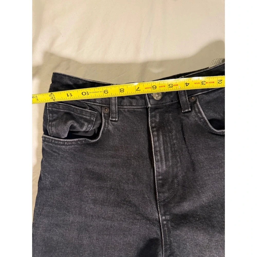 Zara Kids Jeans Charcoal Wash Straight Leg Youth Denim Preppy Y2K Style - Picture 3 of 5